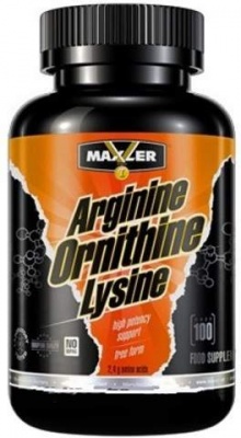 Аргинин-Орнитин-Лизин (100кап.) Maxler/Германия
