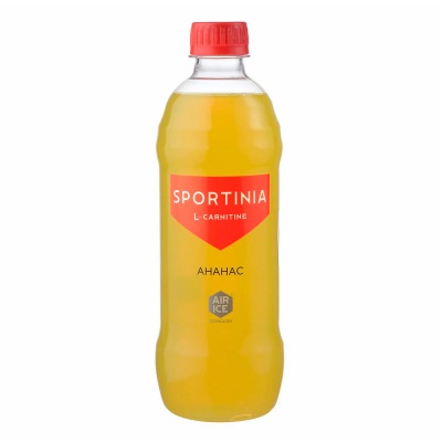 Напиток Sportinia L-карнитин Ананас (0,5л/ 2500мг карнитина)