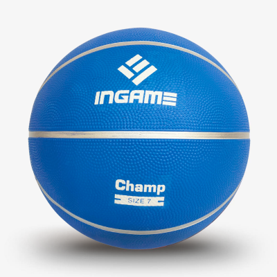 Мяч баскетбол. INGAME CHAMP №7 бирюзов/синий/оранж.